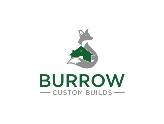Burrow Custom Builds logo design by mbamboex