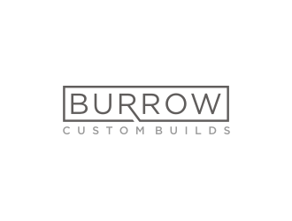 Burrow Custom Builds logo design by Artomoro