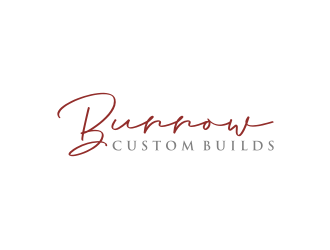 Burrow Custom Builds logo design by Artomoro