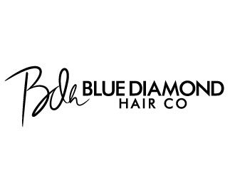 Blue Diamond Hair Co logo design by bezalel