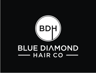Blue Diamond Hair Co logo design by mbamboex