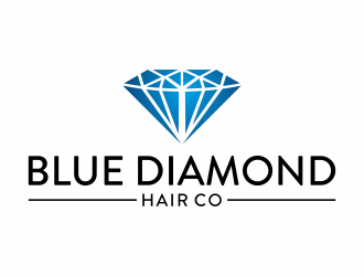 Blue Diamond Hair Co logo design by Franky.