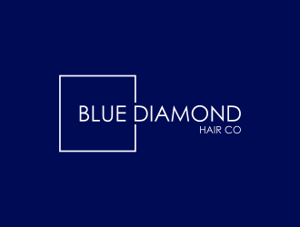 Blue Diamond Hair Co logo design by GassPoll
