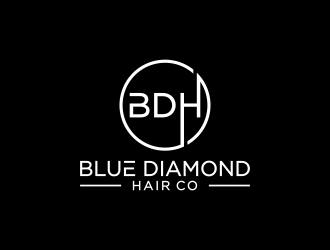 Blue Diamond Hair Co logo design by Walv