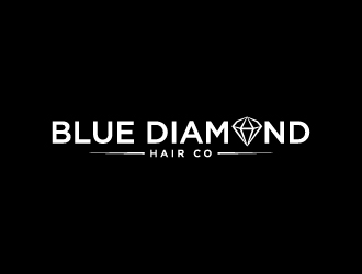Blue Diamond Hair Co logo design by sakarep