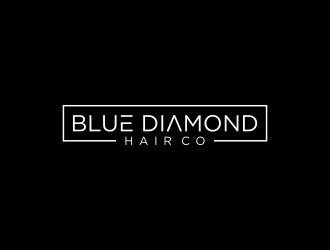 Blue Diamond Hair Co logo design by RIANW