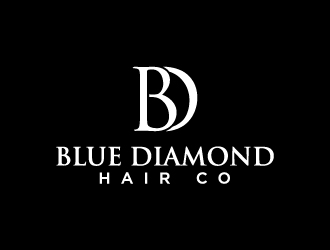 Blue Diamond Hair Co logo design by sakarep