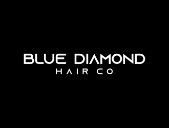 Blue Diamond Hair Co logo design by GassPoll