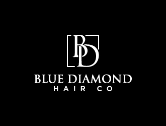Blue Diamond Hair Co logo design by sakarep
