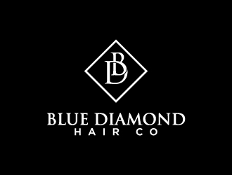 Blue Diamond Hair Co logo design by sakarep