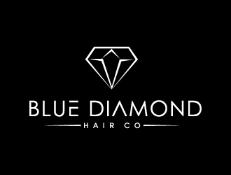Blue Diamond Hair Co logo design by bluespix