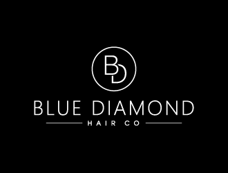 Blue Diamond Hair Co logo design by bluespix