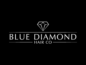 Blue Diamond Hair Co logo design by bluespix