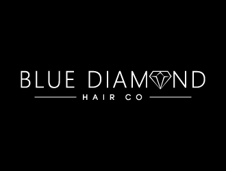 Blue Diamond Hair Co logo design by bluespix