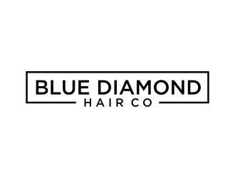 Blue Diamond Hair Co logo design by GassPoll