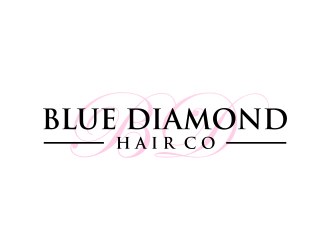 Blue Diamond Hair Co logo design by GassPoll