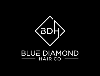 Blue Diamond Hair Co logo design by Walv