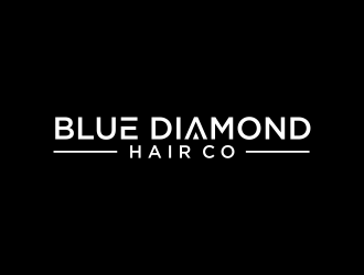 Blue Diamond Hair Co logo design by GassPoll