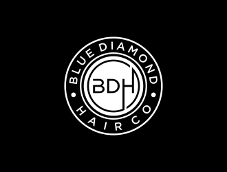 Blue Diamond Hair Co logo design by Walv