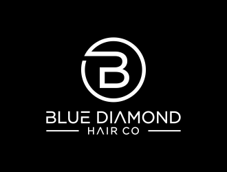Blue Diamond Hair Co logo design by Walv