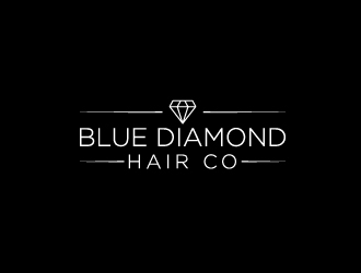 Blue Diamond Hair Co logo design by my!dea