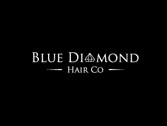 Blue Diamond Hair Co logo design by my!dea
