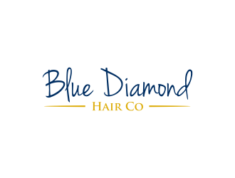 Blue Diamond Hair Co logo design by GassPoll