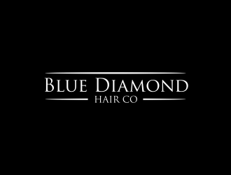 Blue Diamond Hair Co logo design by GassPoll