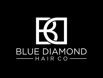 Blue Diamond Hair Co logo design by mukleyRx
