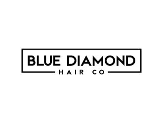 Blue Diamond Hair Co logo design by maserik