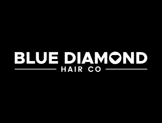 Blue Diamond Hair Co logo design by lexipej