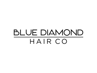Blue Diamond Hair Co logo design by barley
