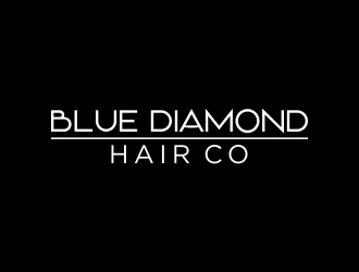 Blue Diamond Hair Co logo design by barley