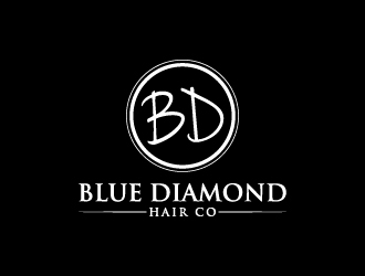 Blue Diamond Hair Co logo design by Creativeminds