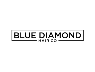 Blue Diamond Hair Co logo design by puthreeone