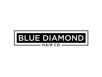 Blue Diamond Hair Co logo design by puthreeone