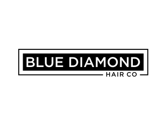 Blue Diamond Hair Co logo design by puthreeone
