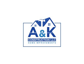 A&K Construction LLC logo design by haidar