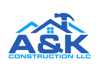 A&K Construction LLC logo design by ElonStark