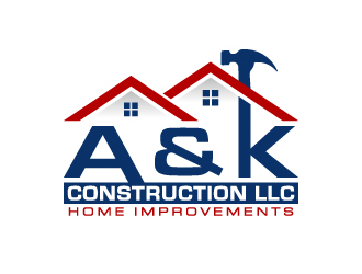 A&K Construction LLC logo design by abss