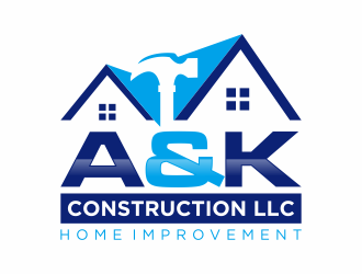 A&K Construction LLC logo design by Franky.