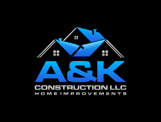 A&K Construction LLC logo design by GassPoll