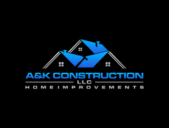 A&K Construction LLC logo design by GassPoll