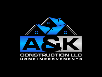 A&K Construction LLC logo design by GassPoll