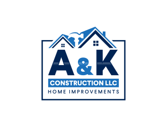 A&K Construction LLC logo design by RIANW