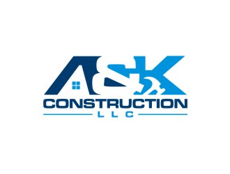 A&K Construction LLC logo design by josephira