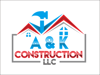 A&K Construction LLC logo design by niichan12
