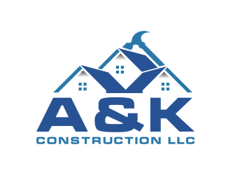 A&K Construction LLC logo design by mukleyRx