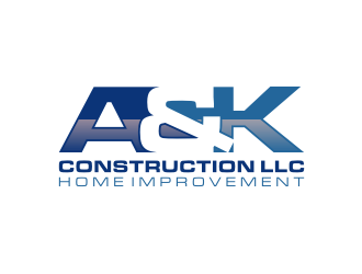 A&K Construction LLC logo design by puthreeone