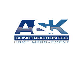 A&K Construction LLC logo design by puthreeone